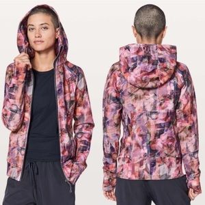 Lululemon scuba zip up sweatshirt in sun daze pink